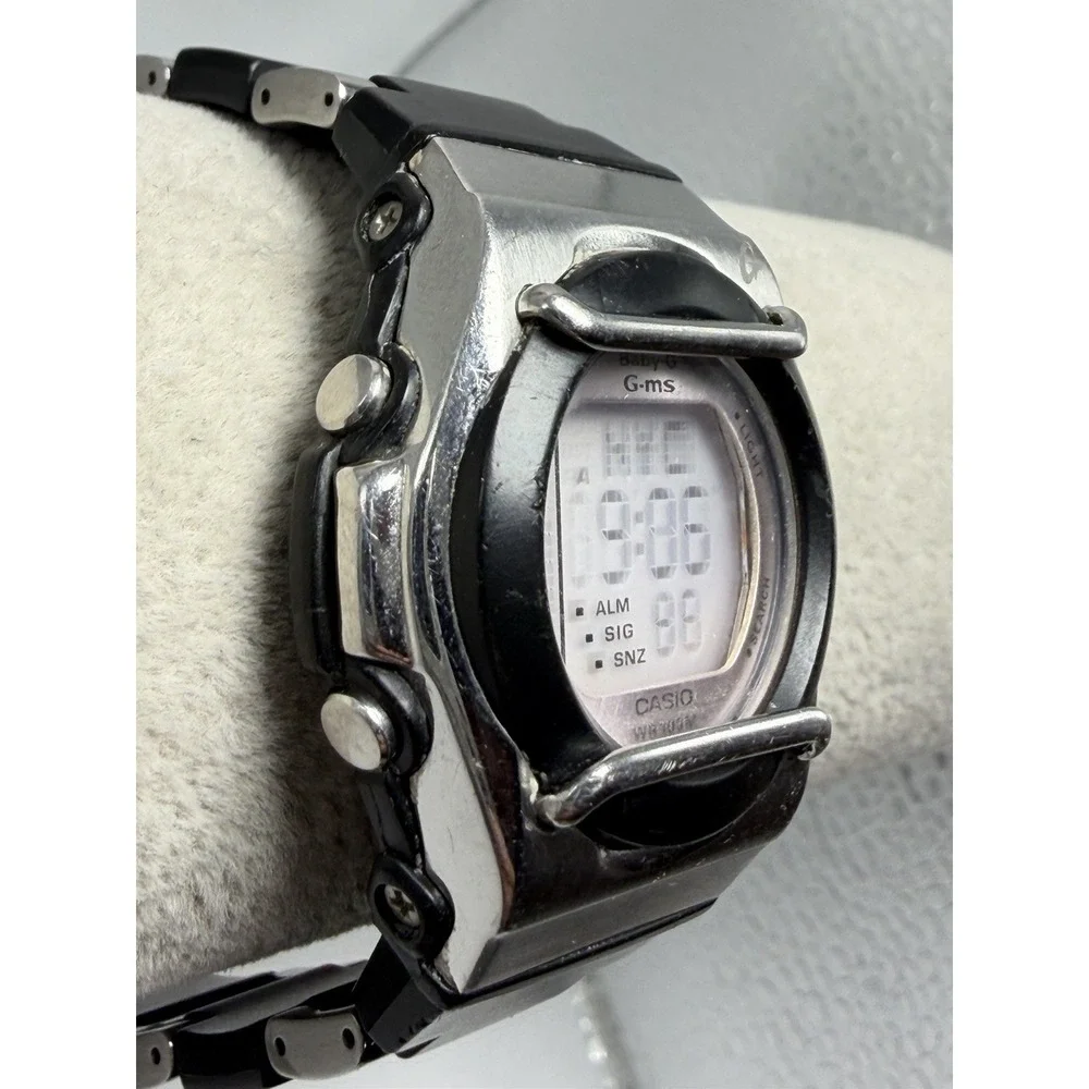 Casio Baby-G GMS MSG-161C‎ New Battery Ladies Watch 36MM 6